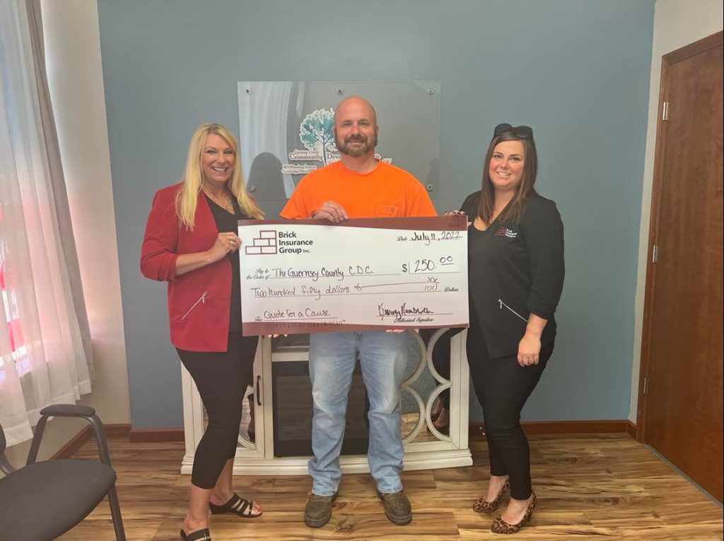 Donation from Brick Insurance Group